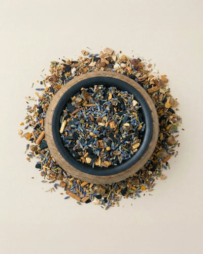 Blend botanic Selunai - amestec aromatic cu lavanda si plante pentru ritual de fumigatie